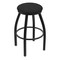 Holland Bar Stool Co 30" Swivel Bar Stool, Black Wrinkle, Graph Coal Seat X802 - alternate 1